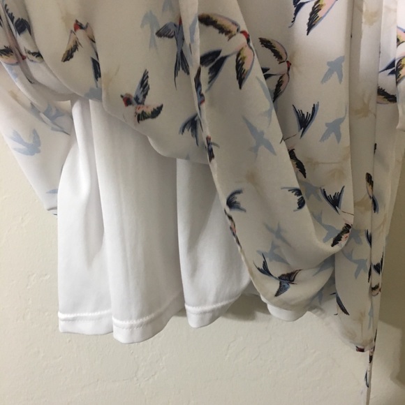 DR2 by Daniel Rainn Patterned Ruffle V-neck Dress - Picture 7 of 8